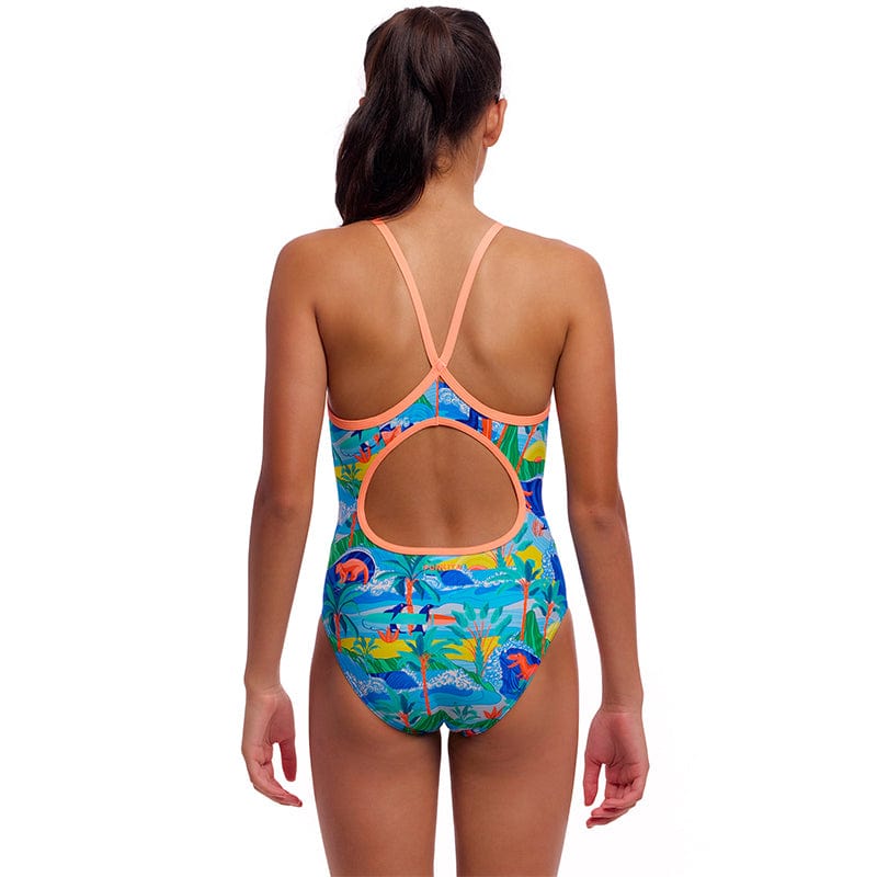 Funkita - Duuude - Girls Eco Diamond Back One Piece