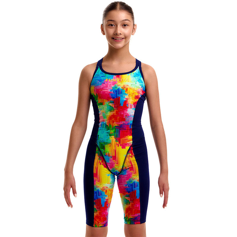 Funkita - Falling Colours - Girls Eco Fast Training One Piece