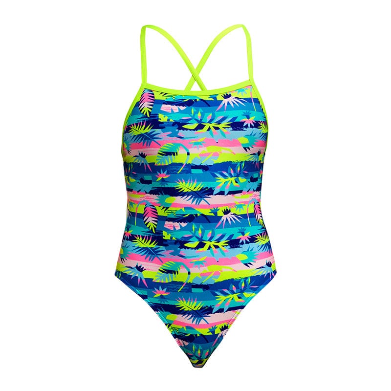 Funkita - Forest Floor - Ladies Eco Tie Me Tight One Piece