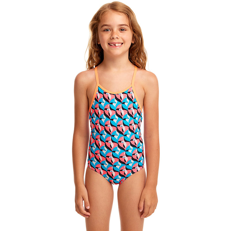 Funkita - Foxy Friends - Toddler Girls Eco Printed One Piece