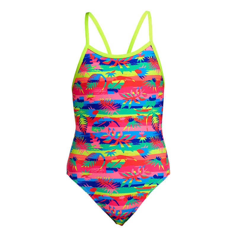 Funkita - Free Foliage - Girls Eco Single Strap One Piece