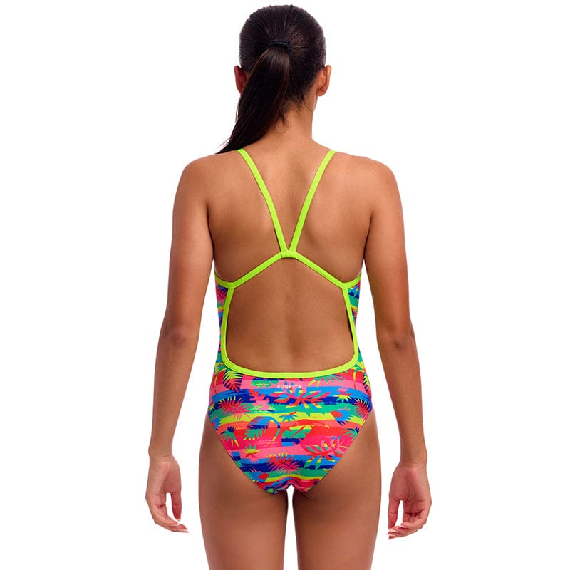 Funkita - Free Foliage - Girls Eco Single Strap One Piece