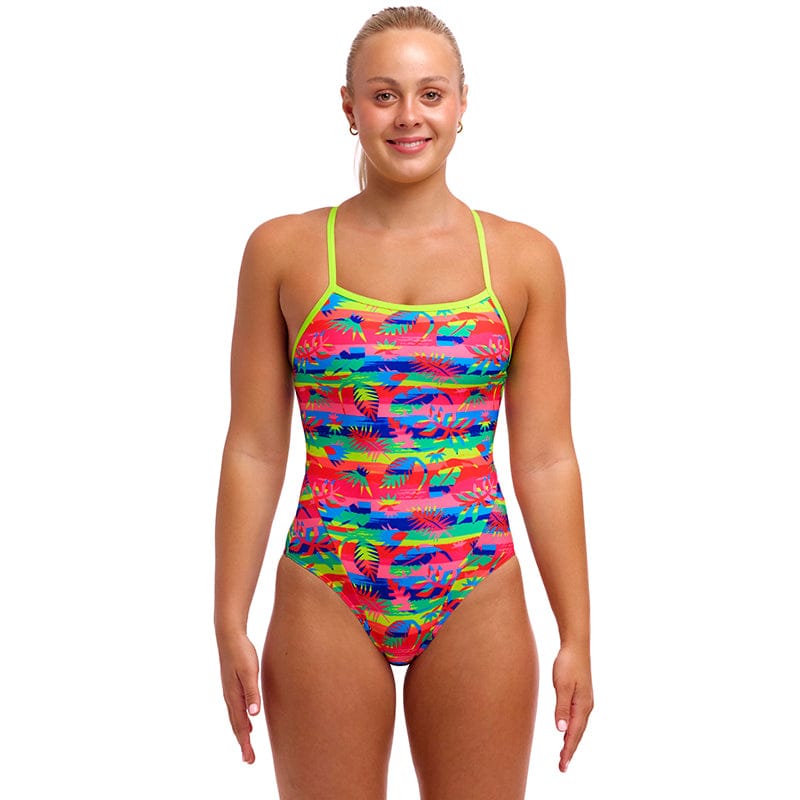 Funkita - Free Foliage - Ladies Eco Single Strap One Piece
