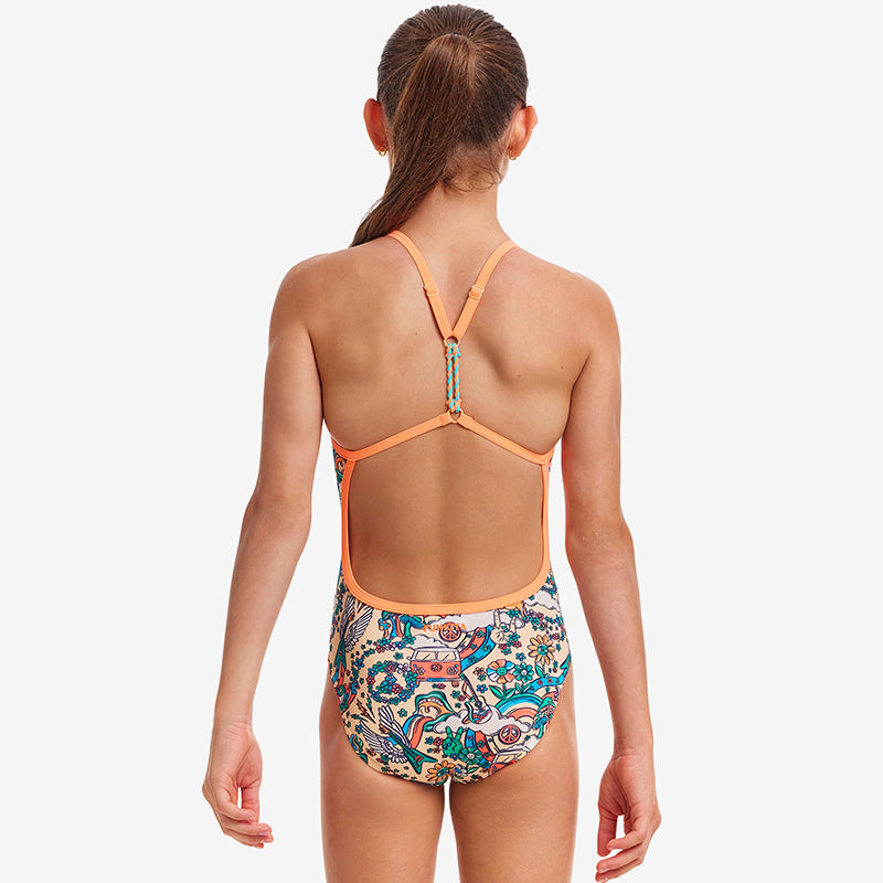 Funkita - Free Love - Girls Eco Twisted One Piece