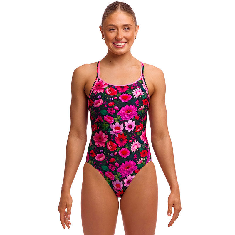 Funkita - Garden Glow - Ladies Eco Diamond Back One Piece