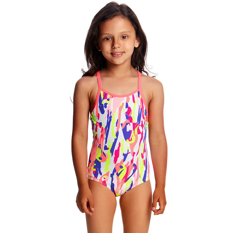 Funkita - Heart Splatter - Toddlers Girls One Piece