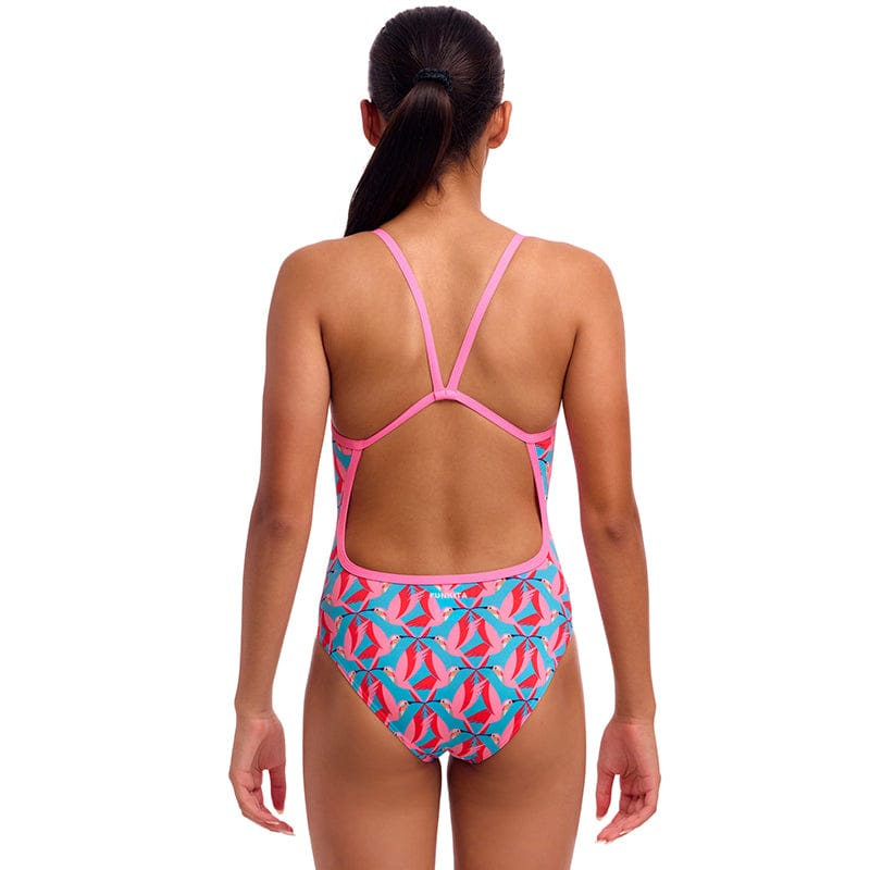 Funkita - Hummy Bunny - Girls Eco Single Strap One Piece