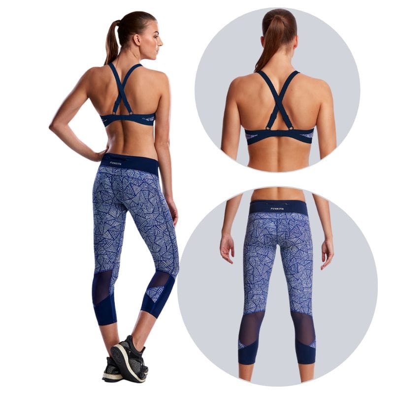 Funkita - Huntsman - High Neck Crop Top & Riding Hi 7/8 Tight