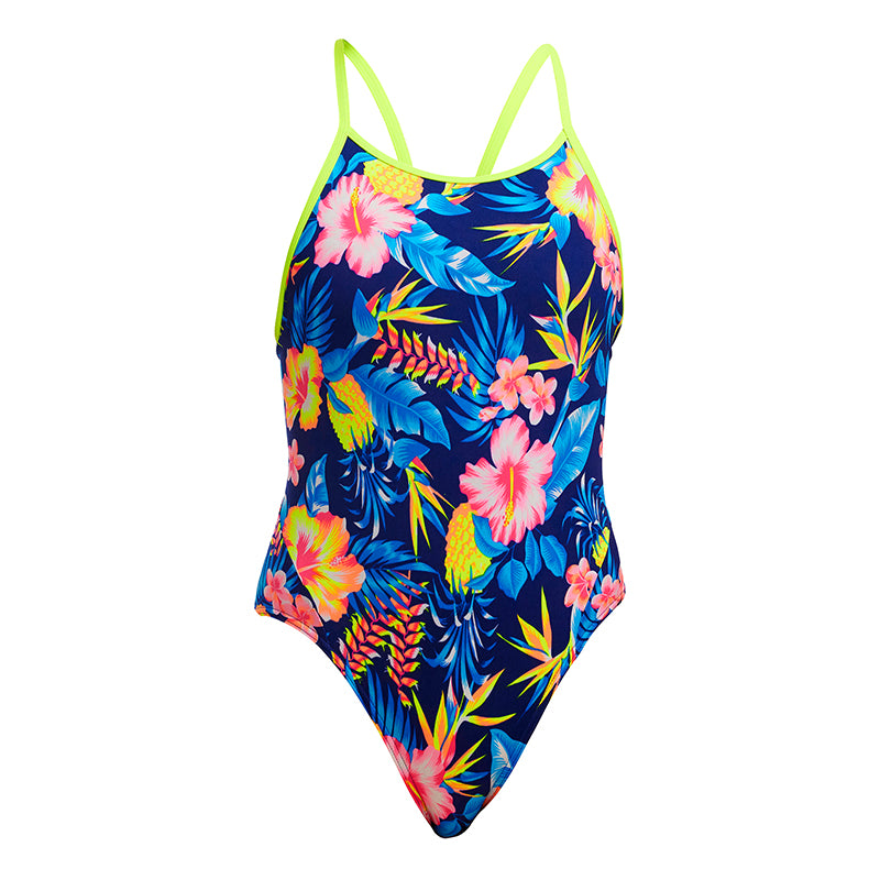 Funkita - In Bloom - Girls Eco Diamond Back One Piece