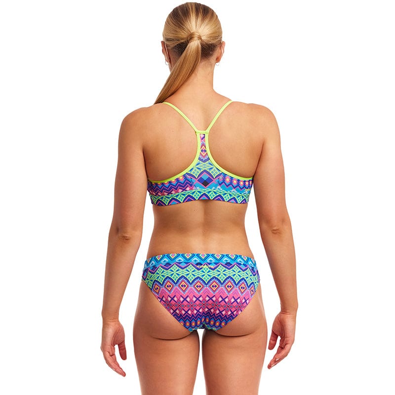 Funkita - Kris Kringle - Ladies Swim Crop Top