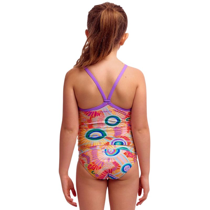 Funkita - Kulin Colour - Toddler Girls Eco Swim Steady Tankini & Brief