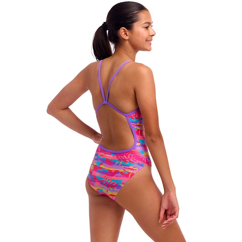 Funkita - Leave In - Girls Eco Single Strap One Piece