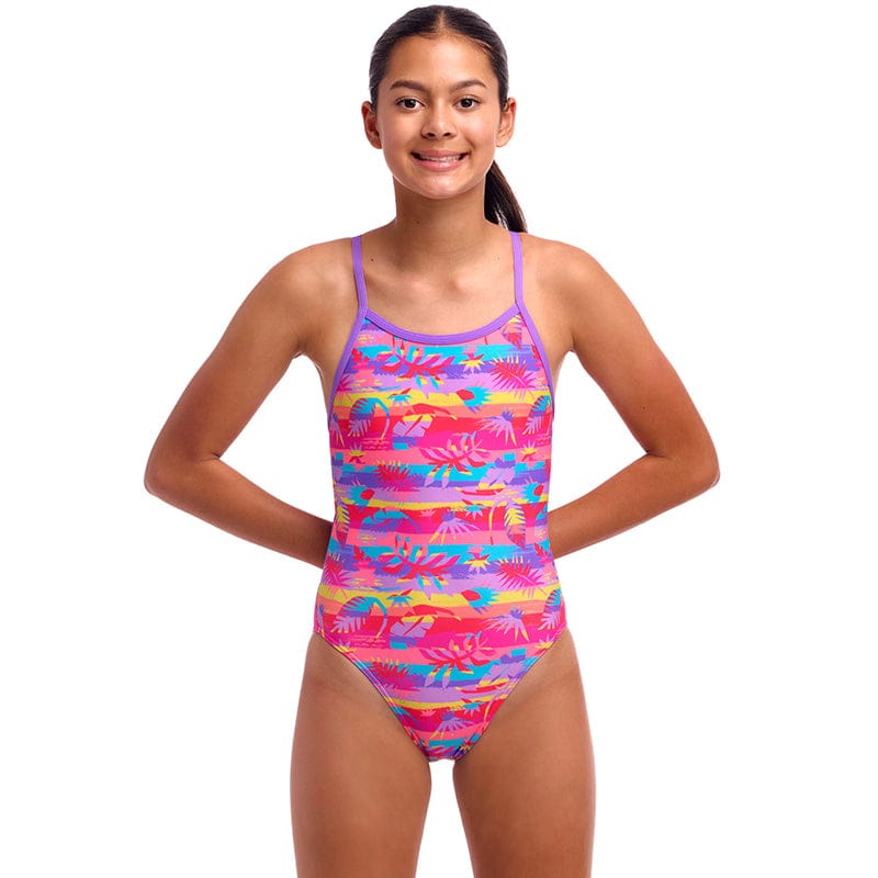 Funkita - Leave In - Girls Eco Single Strap One Piece