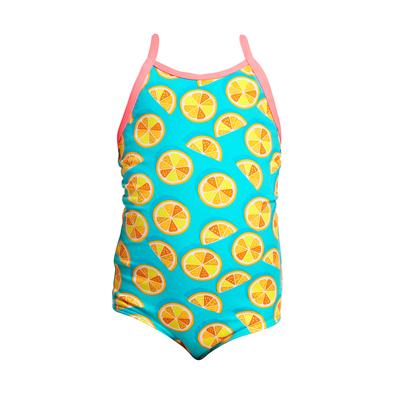 Funkita - Lime Splice - Toddler Girls Eco Printed One Piece