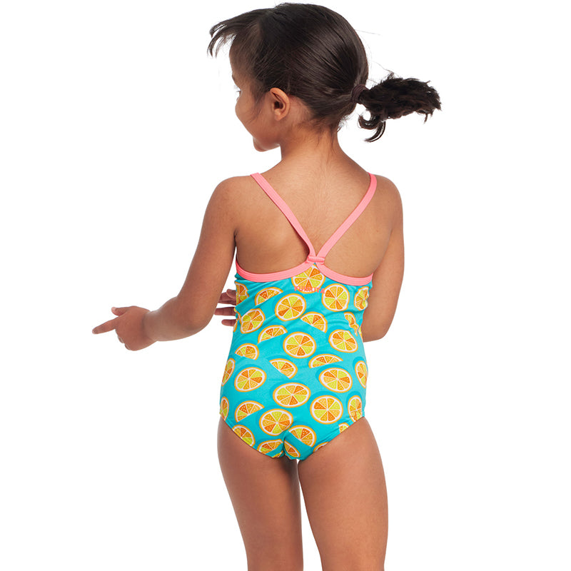 Funkita - Lime Splice - Toddler Girls Eco Printed One Piece