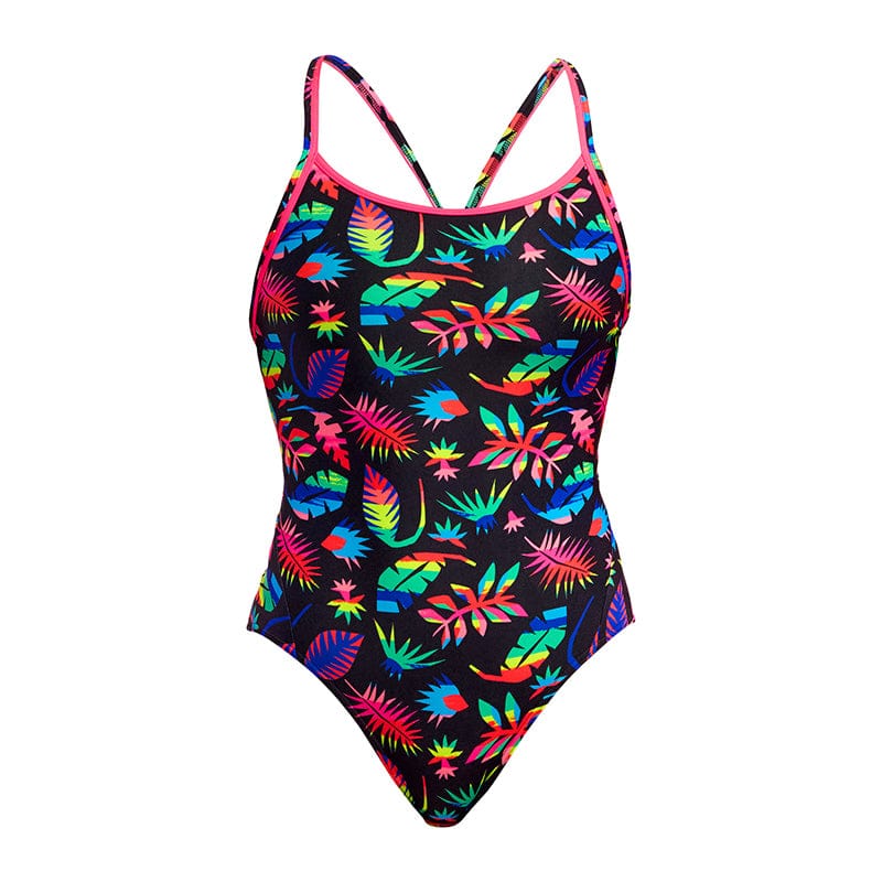 Funkita - Lost Leaf - Ladies Eco Diamond Back One Piece