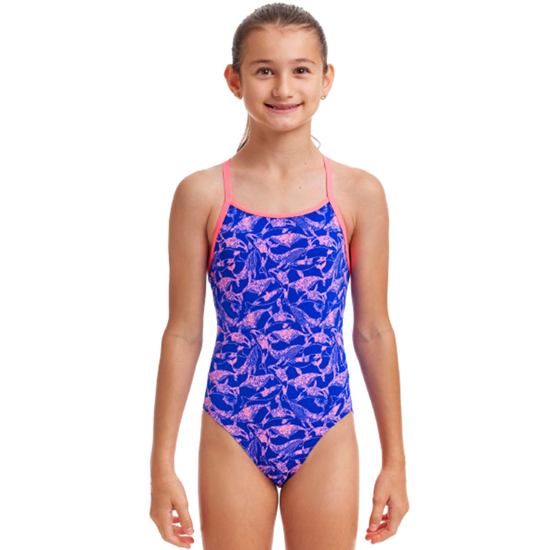 Funkita - Minky Pinky - Girls Diamond Back One Piece