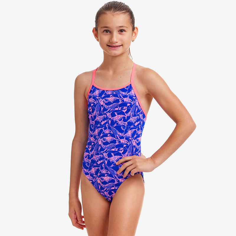 Funkita - Minky Pinky - Girls Diamond Back One Piece