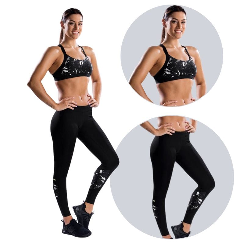 Funkita - Night Fire - Get Fit Crop Top & Full Speed Full Length Tight