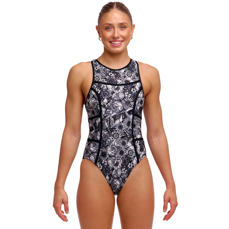 Funkita - Nights Rose - Ladies Eco Hi Flyer One Piece