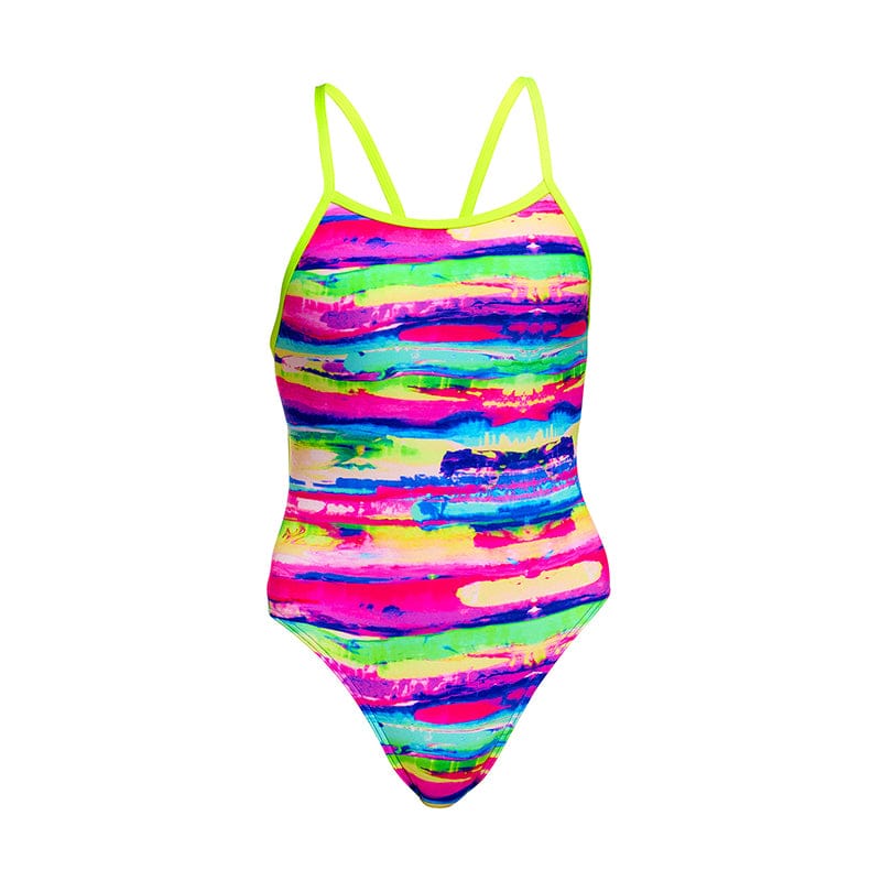 Funkita - Paint Patch - Girls Eco Single Strap One Piece