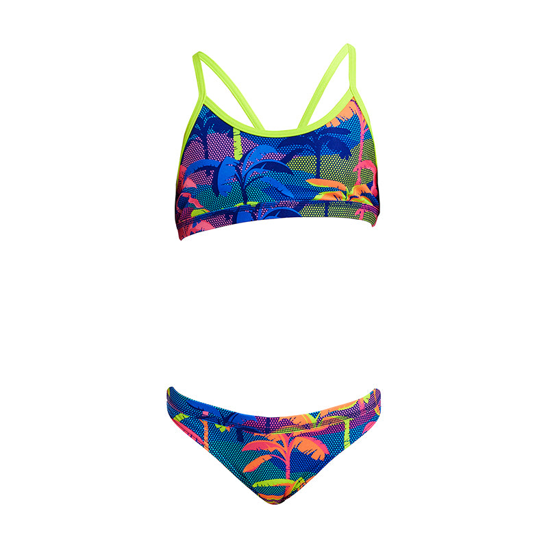 Funkita - Palm A Lot - Girls Eco Racerback Two Piece