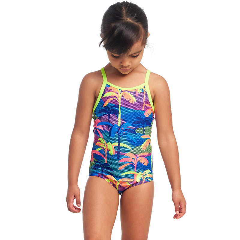 Funkita - Palm A Lot - Toddler Girls Eco Printed One Piece