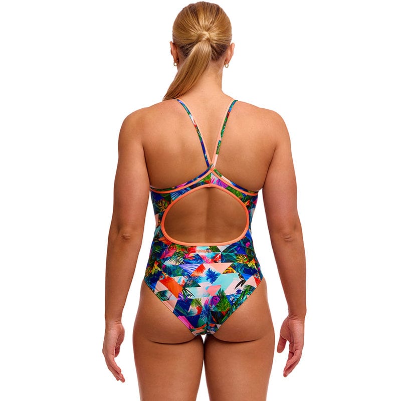 Funkita - Palm Prism - Ladies Eco Diamond Back One Piece