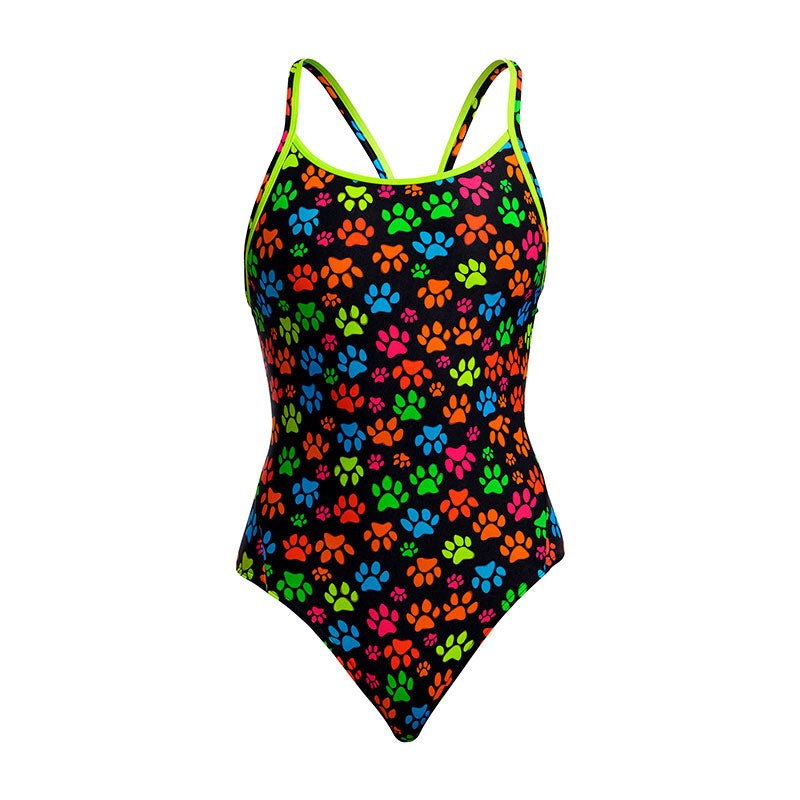 Funkita - Pawsome - Ladies Eco Diamond Back One Piece