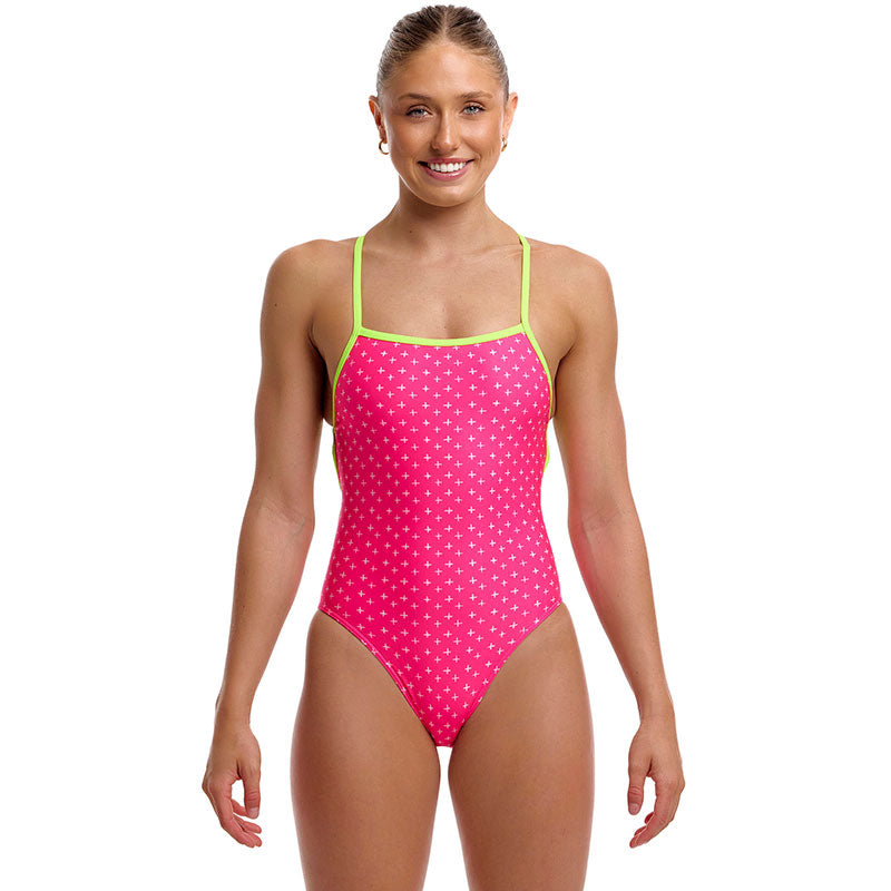 Funkita - Pink Proton - Ladies Eco Strapped In One Piece
