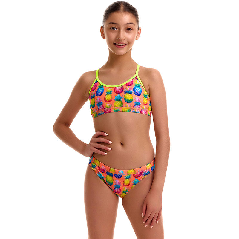 Funkita - Pinky Piney - Girls Eco Racerback Two Piece