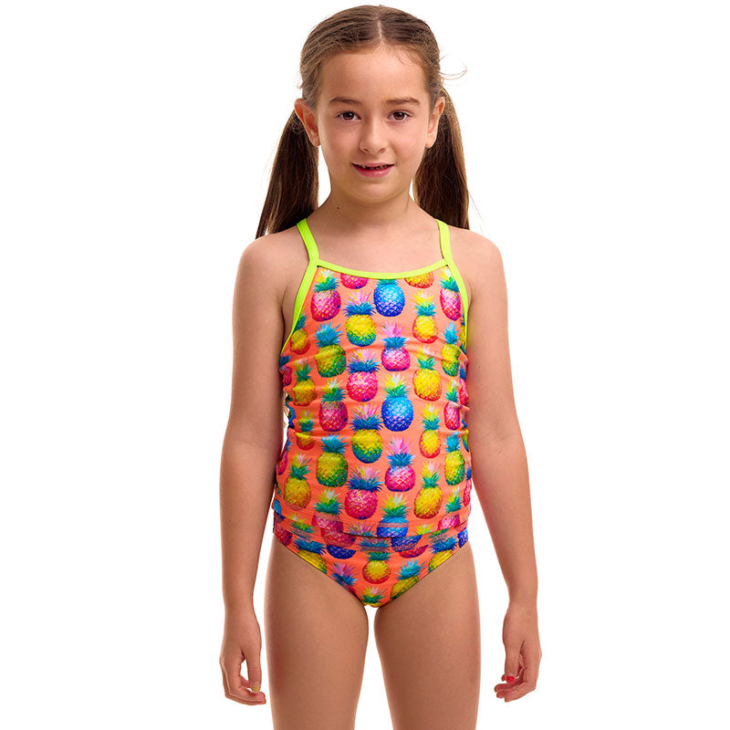 Funkita - Pinky Piney - Toddler Girls Eco Swim Steady Tankini & Brief