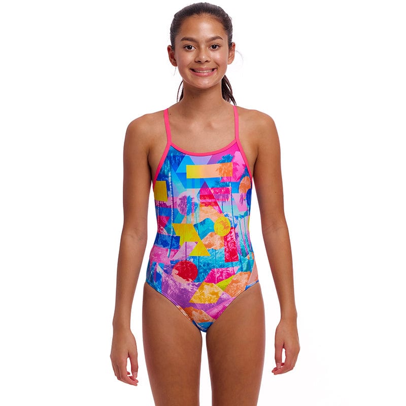Funkita - Pixel Paradise - Girls Eco Diamond Back One Piece