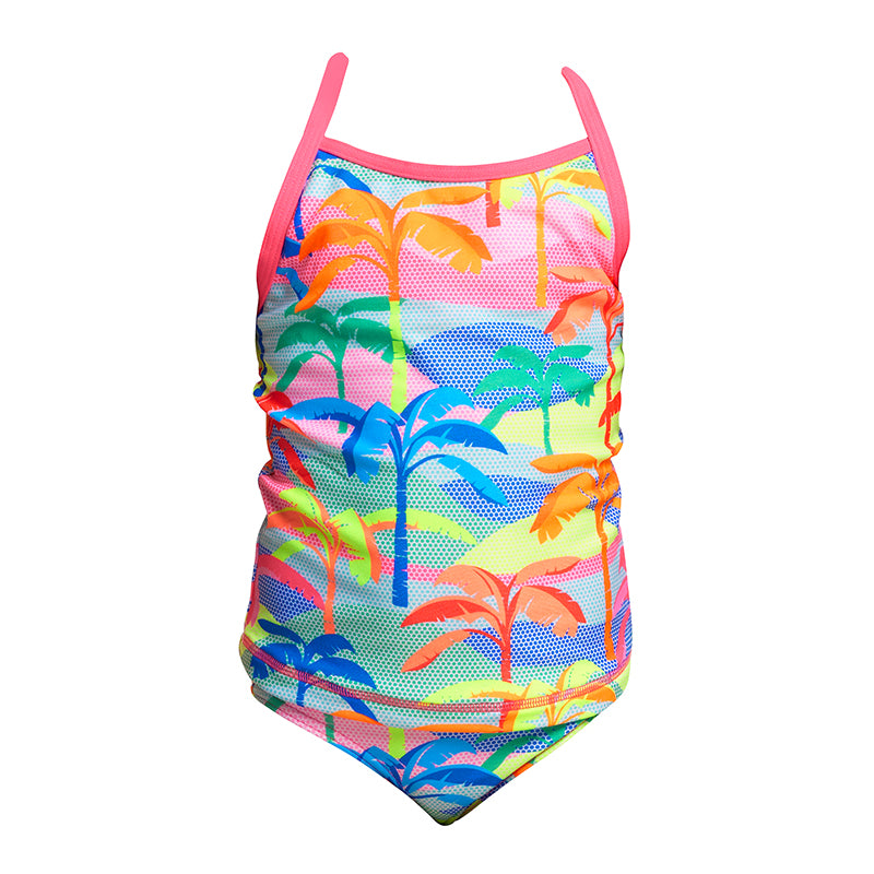 Funkita - Poka Palm - Toddler Girls Swim Steady Tankini & Brief