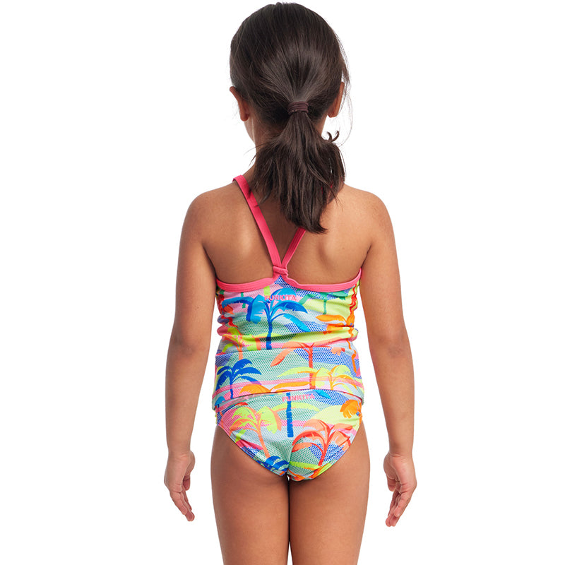 Funkita - Poka Palm - Toddler Girls Swim Steady Tankini & Brief