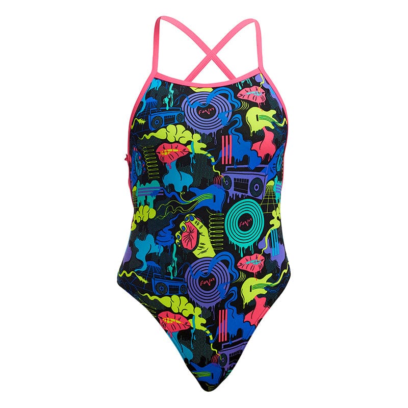 Funkita - Poppy Long - Girls Eco Strapped In One Piece