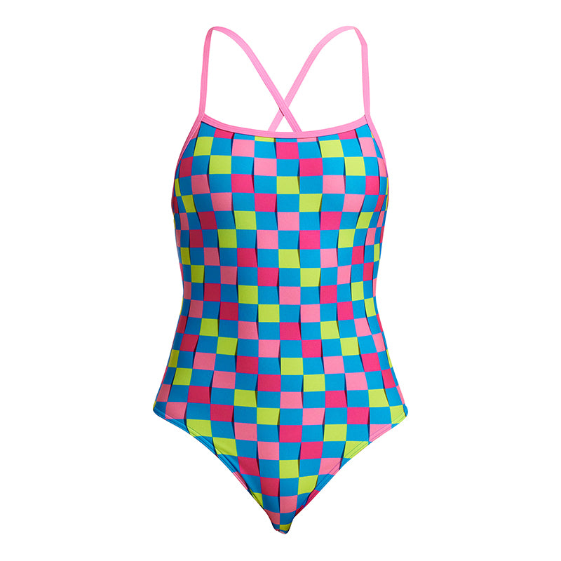 Funkita - Post It - Ladies Eco Tie Me Tight One Piece