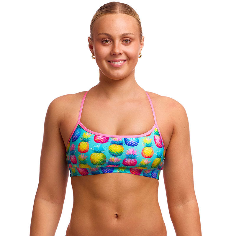 Funkita - Punchy Bunch - Ladies Eco Swim Crop Top