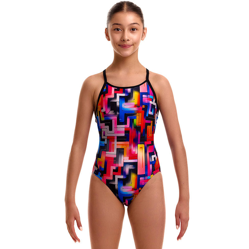 Funkita - Putty Rules - Girls Eco Diamond Back One Piece