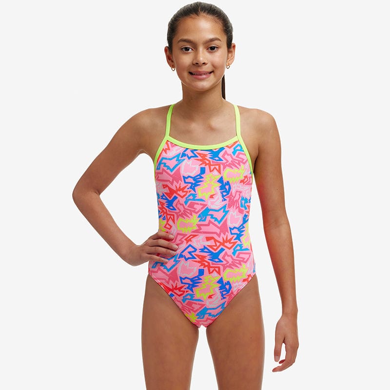Funkita - Rock Star - Girls Eco Single Strap One Piece