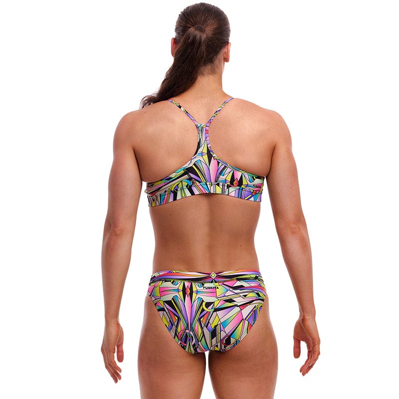 Funkita - Scissor Kick - Ladies Eco Swim Crop Top