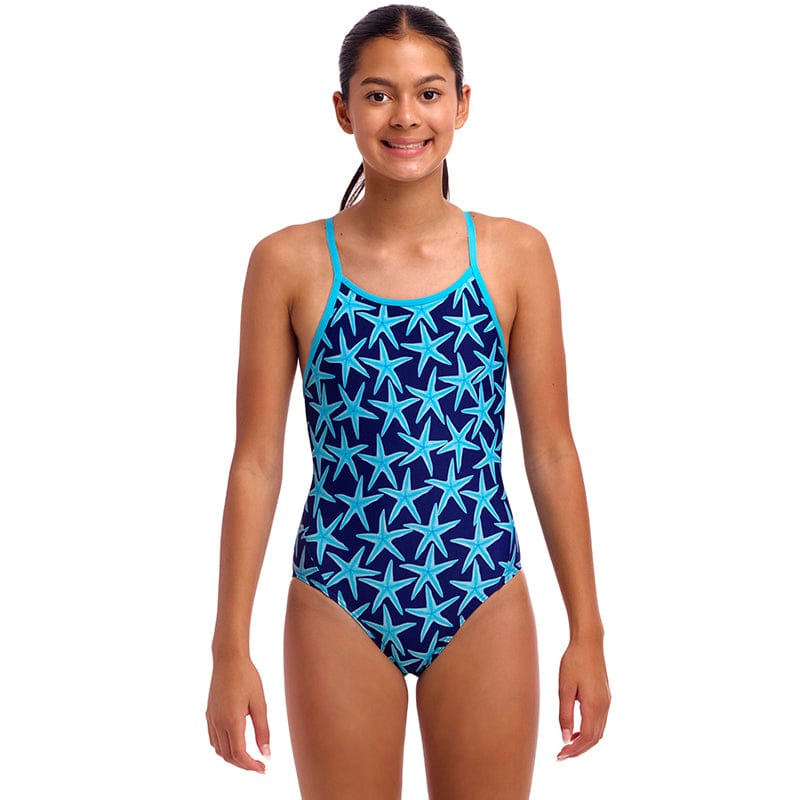 Funkita - See Stars - Girls Eco Diamond Back One Piece