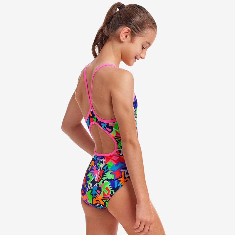Funkita - Sharp Edges - Girls Diamond Back One Piece