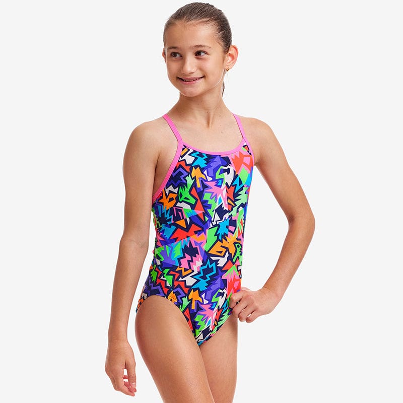 Funkita - Sharp Edges - Girls Diamond Back One Piece