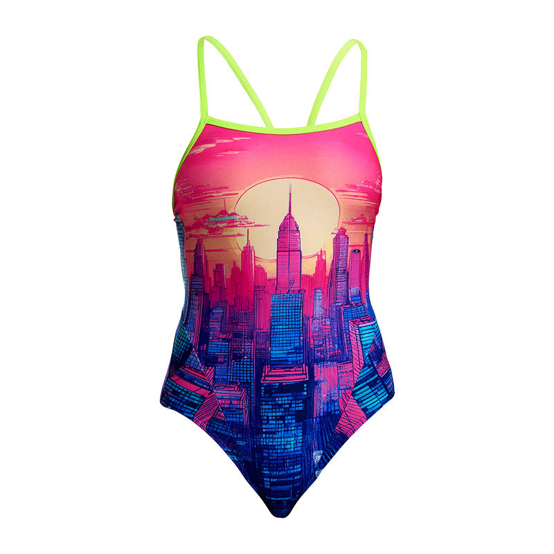 Funkita - Skyline Drive - Ladies Eco Single Strap One Piece