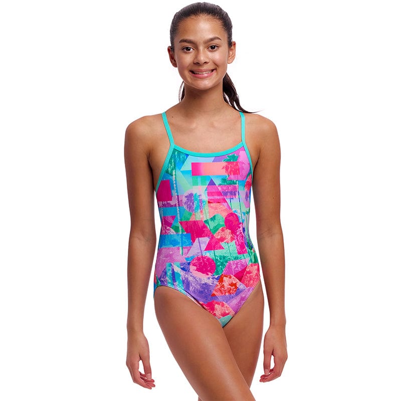 Funkita - Snap That - Girls Eco Single Strap One Piece