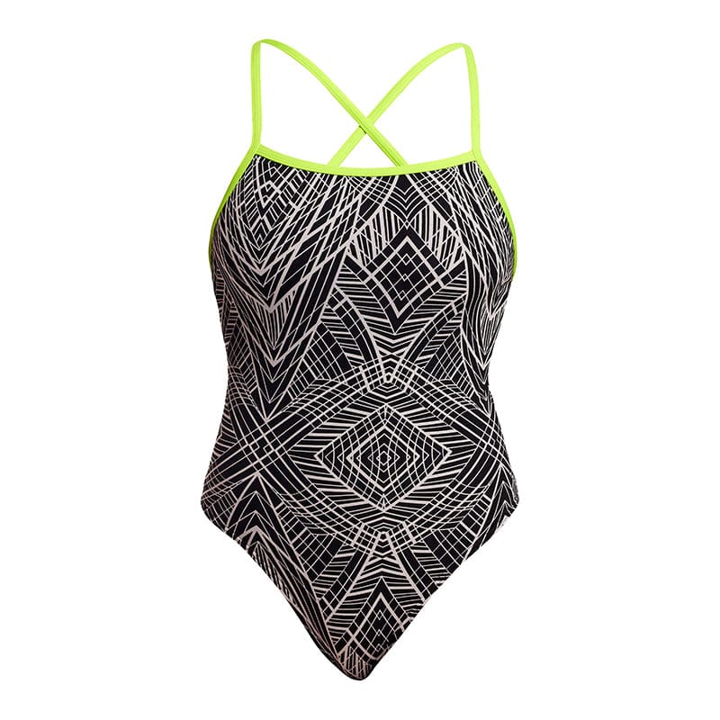Funkita - Space Signals - Ladies Eco Strapped In One Piece