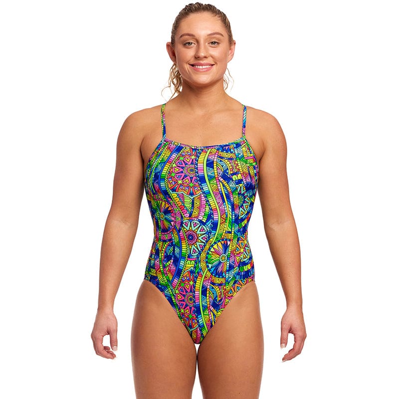 Funkita - Spin The Bottle - Ladies Single Strap One Piece