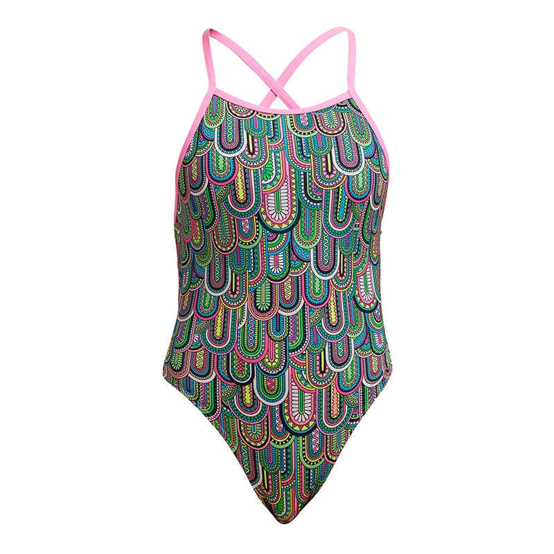 Funkita - Spring Flight - Girls Eco Tie Me Tight One Piece