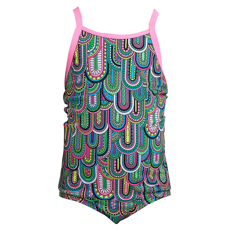 Funkita - Spring Flight - Toddler Girls Eco Printed One Piece
